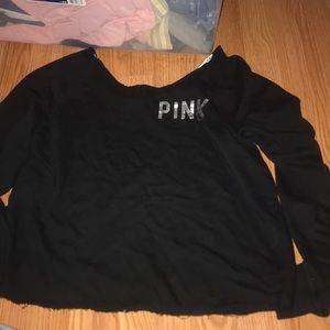 Pink crew neck sweater